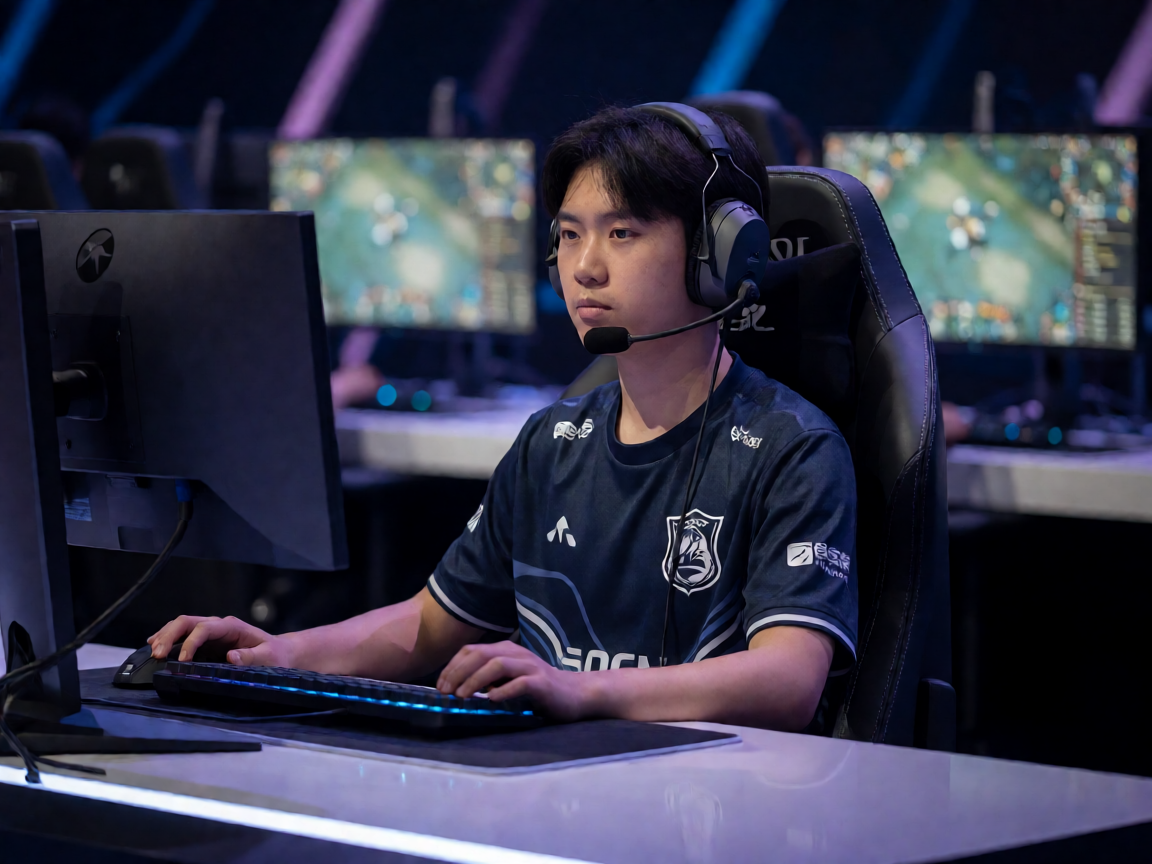 CS:GO Major锦标赛现场——职业选手在赛场上专注比赛的精彩瞬间
